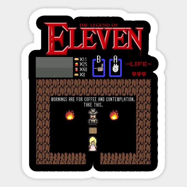 The Legend Of Eleven Sticker by Lmann17